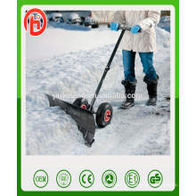 Pala manual retráctil manual para quitar la nieve con carro de herramientas con ruedas